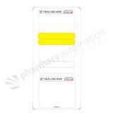 Custom 4" x 8.5" Prescription Laser Label - Form LM079