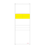 Stock 3" x 8.375" Direct Thermal Rx Label - Form C1382