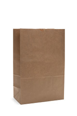 Stock Unprinted Brown Kraft Paper Rx Bag Size#20 (12" x 7" x 17")