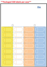 FlexRx 28 Label Genoa Branded Inkjet - 500 Per Case