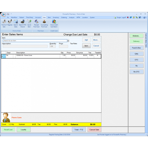 PioneerRx Software