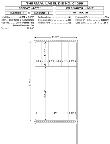 Amazon Com Direct Thermal Labels