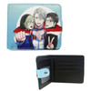 Yuri, Victor, Yurio Casual - Yuri on Ice 4x5" BiFold Wallet W/ Button Yuri, Victor, Yurio Casual - Yuri on Ice 4x5" BiFold Wallet W/ Button