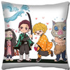 Chibi Form Main Group - Demon Slayer 15" Decorative Pillow