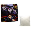Muzan & Tanjiro - Demon Slayer 15" Decorative Pillow