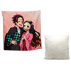 Tanjiro & Nezuko - Demon Slayer 15" Decorative Pillow