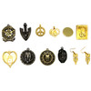 JoJo Symbols, Icons & Items - JoJo Bizarre Adventure 12 Pcs. Necklace & Keychain Set