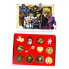 JoJo Symbols, Icons & Emblems - JoJo Bizarre Adventure 12 Pcs. Necklace & Keychain Set