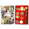 JoJo Symbols, Rings & Emblems - JoJo Bizarre Adventure 16 Pcs. Necklace & Keychain Set