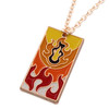 Flame Hanafuda - Demon Slayer Necklace