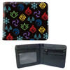 Element Symbols Pattern - Genshin Impact 4x5" BiFold Wallet