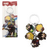 Kazuha Albedo Venti Zhong-Li Hu-Tao - Genshin Impact 5 Pcs. Keychain