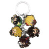 Kazuha Albedo Venti Zhong-Li Hu-Tao - Genshin Impact 5 Pcs. Keychain