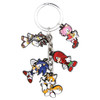Sonic Tails Knuckles Shadow Amy - Sonic The Hedgehog 5 Pcs. Keychain