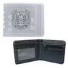 Silver Eagle Insignia - Black Clover 4x5" BiFold Wallet