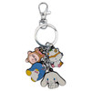 Cinnamoroll Tuxedo Sam Monokichi Corocorokuririn - Hello Kitty 4 Pcs. Keychain