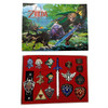 Chibi Link & Zelda Icons - The Legend of Zelda 15 Pcs. Necklace & Keychain Set