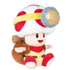 Captain Toad Sit - Super Mario Bros 7" Plush (San-Ei) 1408
