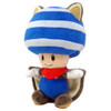 Flying Squirrel Blue Toad - Super Mario Bros 8" Plush (San-Ei) 1315