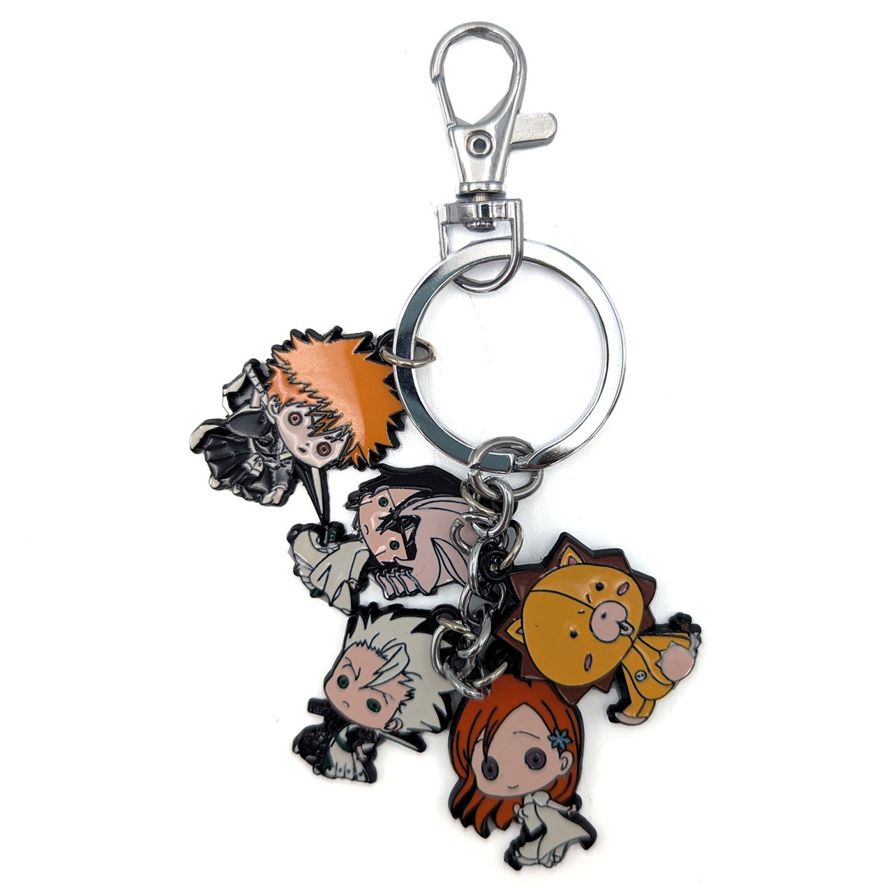 Buy Ichigo Hitsugaya Orihime Byakuya Kon - Bleach 5 Pcs. Keychain