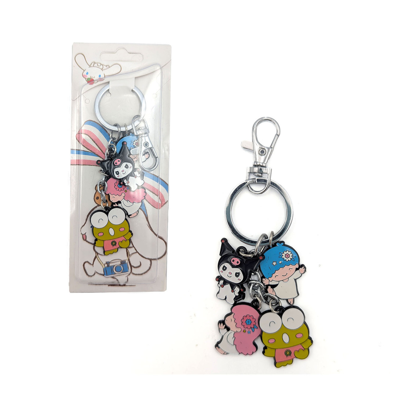 Buy Kuromi Keroppi Kiki Lala - Hello Kitty 4 Pcs. Keychain - Hexir.com