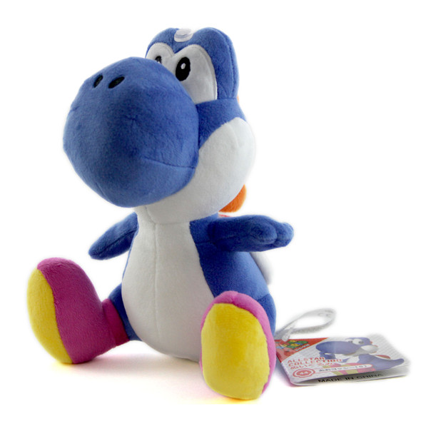 Blue Yoshi - Super Mario Bros 6" Plush (San-Ei) 1388 Blue Yoshi - Super Mario Bros 6" Plush (San-Ei) 1388