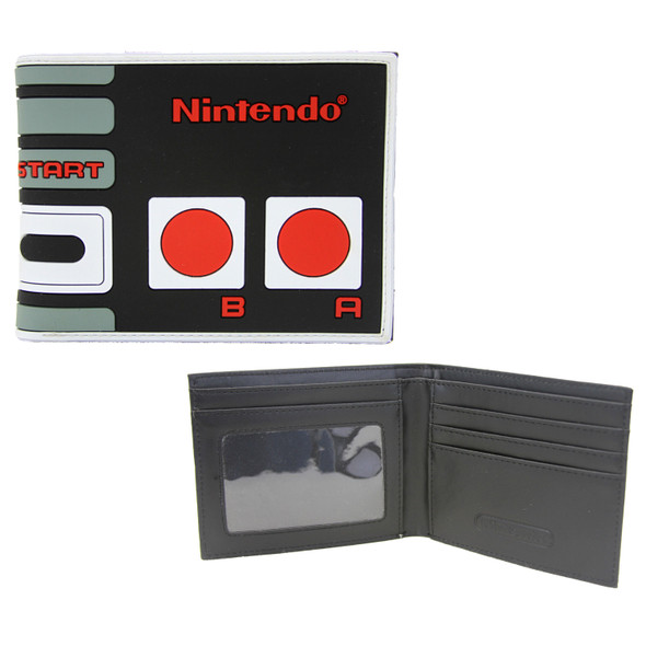 NES Controller - Nintendo 4x5" BiFold Flat Wallet