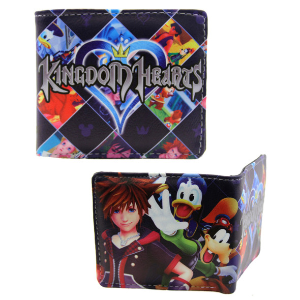 Hearts Logo - Kingdom Hearts 4x5" BiFold Wallet