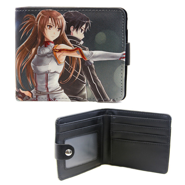 Asuna and Kirito - Sword Art Online 4x5" BiFold Wallet With Button