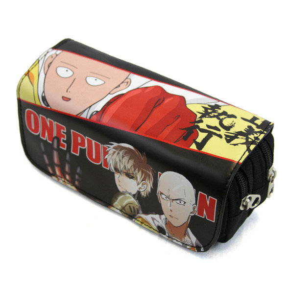 Saitama and Genos - One Punch Man Clutch Pencil Bag
