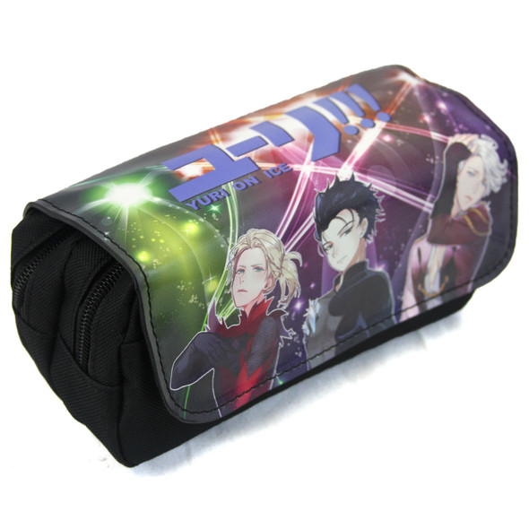 Yuri, Victor, and Yurio - Yuri on Ice Clutch Pencil Bag Yuri, Victor, and Yurio - Yuri on Ice Clutch Pencil Bag