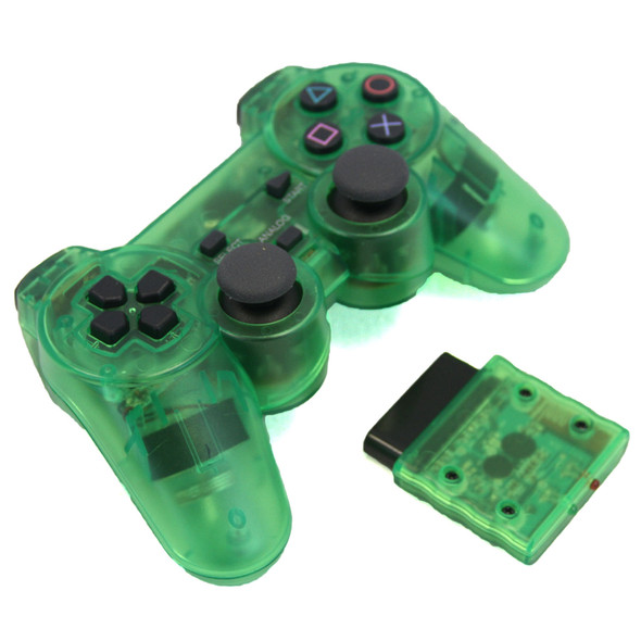 PS2 2.4 GHz Wireless OG Controller Pad - Clear Green (Hexir) PS2 2.4 GHz Wireless OG Controller Pad - Clear Green (Hexir)