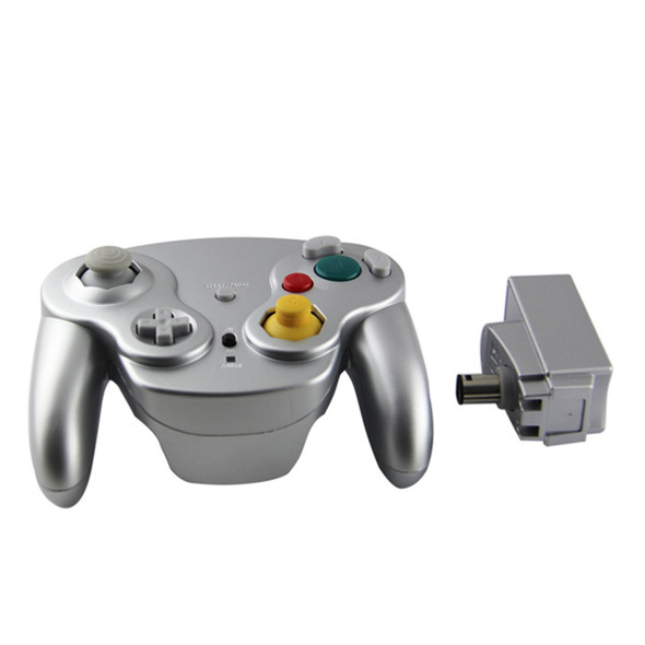Gamecube Wireless OG Wave Controller Pad - Silver Platinum (Hexir)