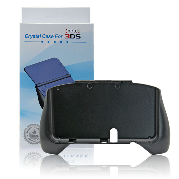 New 3DS Hand Grip Stand Attachment - Black (Hexir)