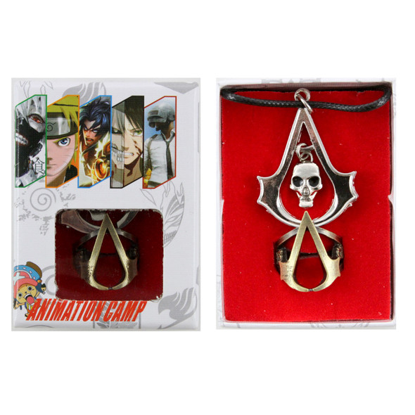 Jackdaw Insignia - Assassin's Creed 2 Pcs. Pendant & Ring Set
