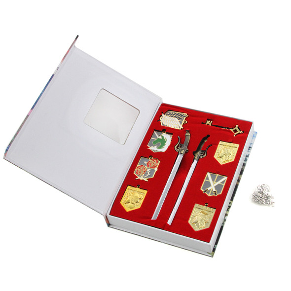 Walls, Keys, Sword, Legions - Attack on Titan 10 Pcs. Pendant & Keychain Set Walls, Keys, Sword, Legions - Attack on Titan 10 Pcs. Pendant & Keychain Set