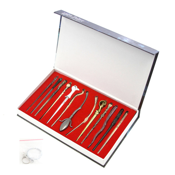 Large Wands Set - Harry Potter 13 Pcs. Keychain Set