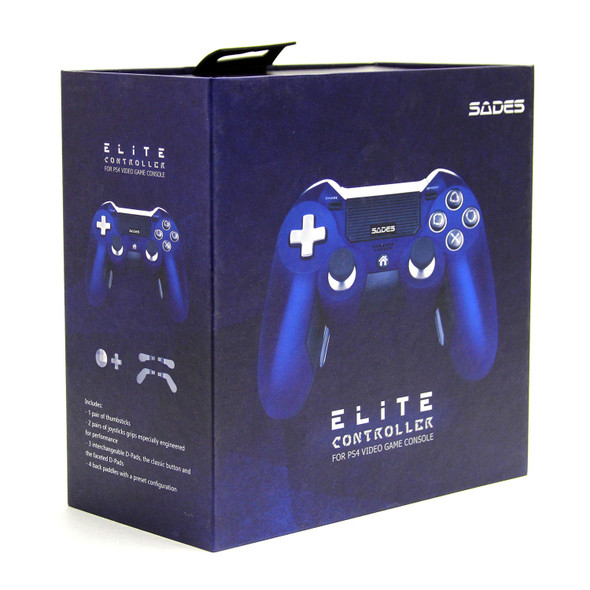 PS4 Elite Controller Pad - Blue (Sades)