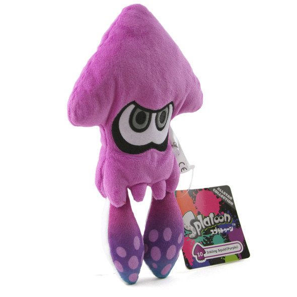 Inkling Squid Purple - Splatoon 9" Plush (Little Buddy) 1436