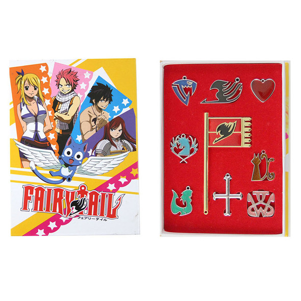 Guild Symbol - Fairy Tail 9 Pcs. Pendant & Keychain Set