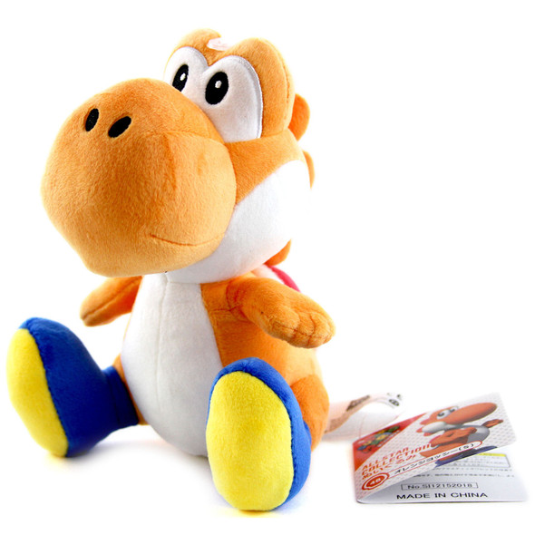 Orange Yoshi - Super Mario Bros 6" Plush (San-Ei) 1390