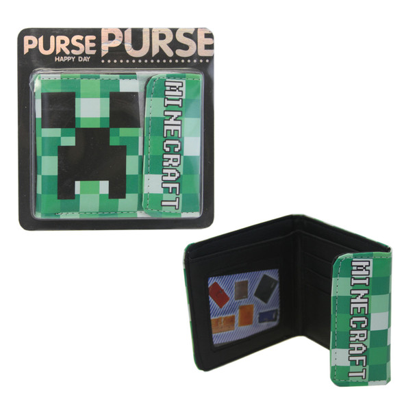 Creeper - Minecraft 4x5" BiFold Wallet With Flap Creeper - Minecraft 4x5" BiFold Wallet With Flap