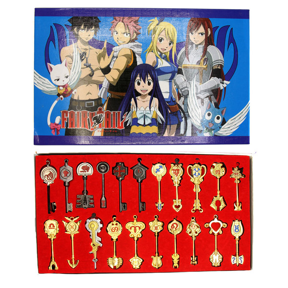 Zodiac Spirit Key - Fairy Tail 21 Pcs. Keychain Set