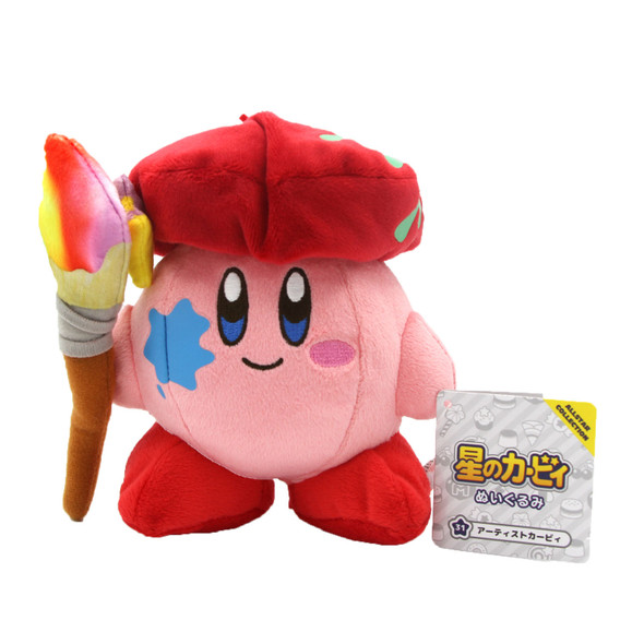 Kirby Artist - Kirby Adventures All Star Collections Small 6" Plush (San-Ei)