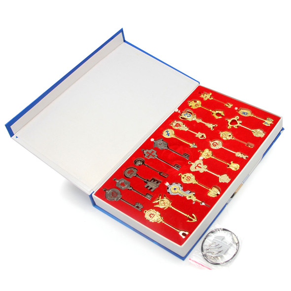 Zodiac Spirit Key - Fairy Tail 24 Pcs. Necklace & Keychain Set Zodiac Spirit Key - Fairy Tail 24 Pcs. Necklace & Keychain Set