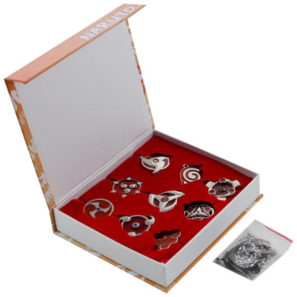 Symbol - Naruto 9 Pcs. Keychain Set