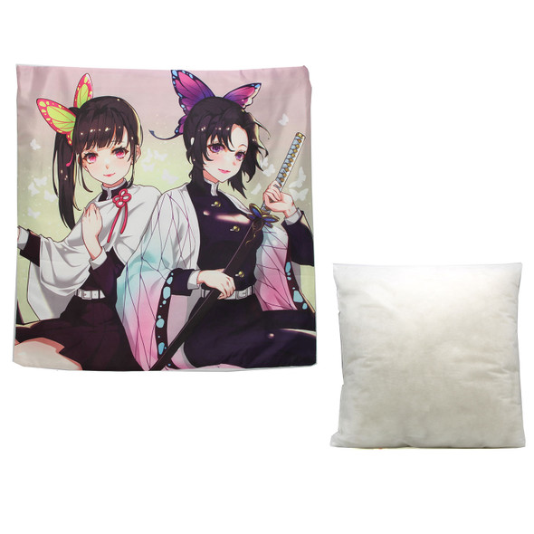 Shinobu & Kanao - Demon Slayer 15" Decorative Pillow Shinobu & Kanao - Demon Slayer 15" Decorative Pillow