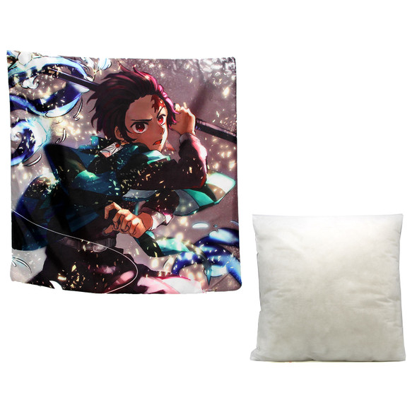 Tanjiro Water 1st Form - Demon Slayer 15" Decorative Pillow