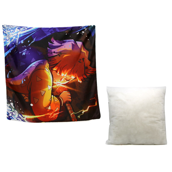 Zenitsu Thunder 1st Form - Demon Slayer 15" Decorative Pillow