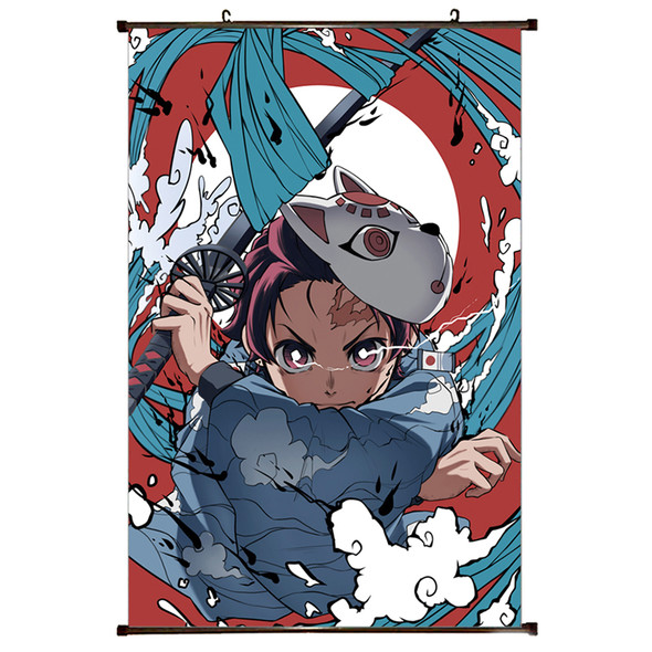 Tanjiro Kamado Mask - Demon Slayer 23x35" Wall Scroll